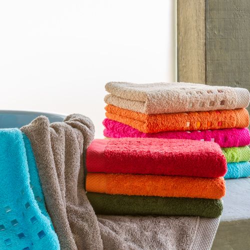 Serviette De Toilette 50x100 Cm Coton 550g/m2 Pure Primavera Vert Pistache