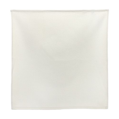 Lot De 2 Torchons De Cuisine 50x50 Cm Nid D'abeille Pure Kitchen Waffle Ivoire