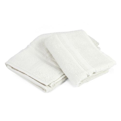 Lot De 2 Torchons De Cuisine 50x50 Cm Éponge Pure Kitchen Terry Ivoire