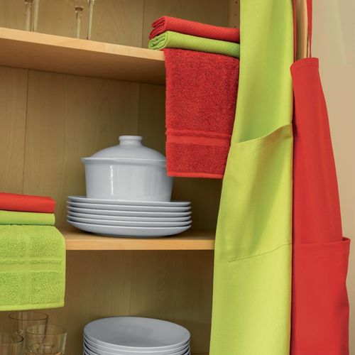 Lot De 2 Torchons De Cuisine 50x50 Cm Éponge Pure Kitchen Terry Ivoire