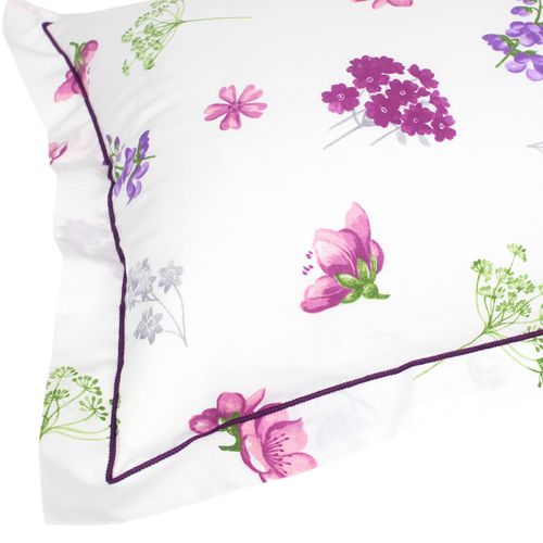 Taie D'oreiller 70x50 Cm Coton Pretty Blanc