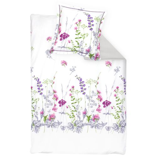 Parure De Lit 140x200 Cm Coton Pretty Blanc