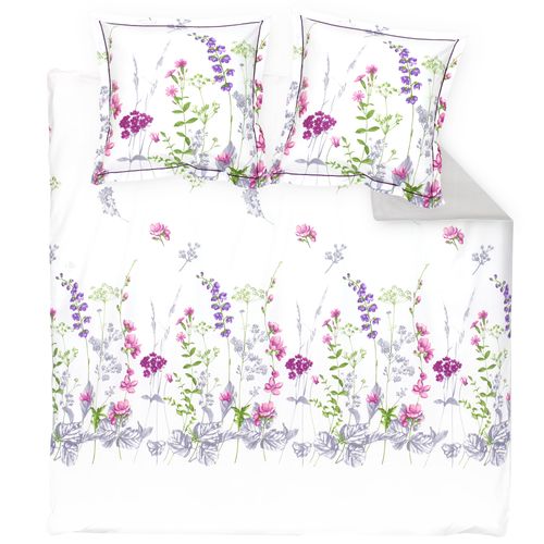 Parure De Lit 280x240 Cm 65x65 Cm Coton Pretty Blanc