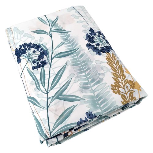 Housse De Couette 140x200 Cm Percale Pur Coton Petite Folie Bleu