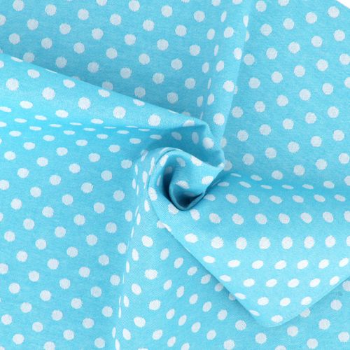 Lot De 2 Torchons De Cuisine Toile 50x70 Cm Dots Bleu