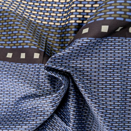 Housse De Couette 260x240 Cm Satin De Coton Enzo Bleu