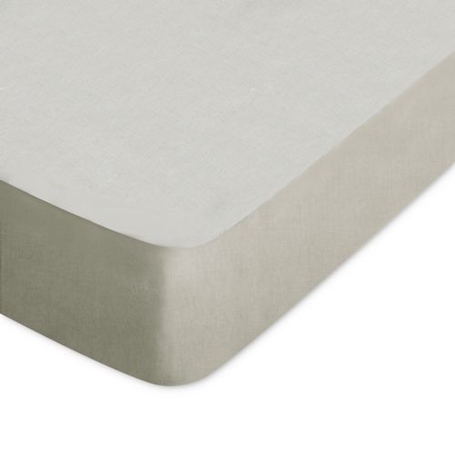 Drap Housse Uni 100x200 Cm Bonnet 40 Cm Coton Alto Marron Chamois