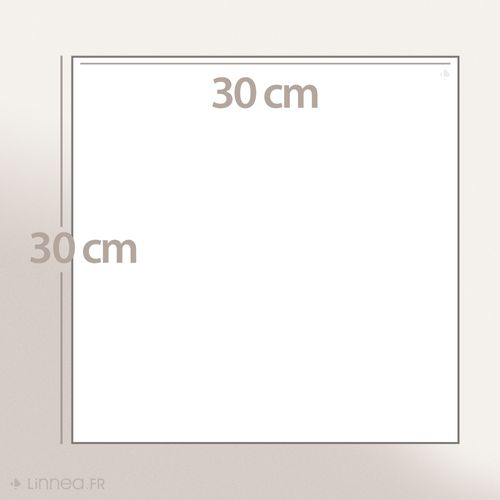 Lot De 2 Serviettes Invité 30x30 Cm Pure Bleu Océan 550g/m2