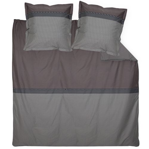 Parure De Lit 260x240 Cm Satin De Coton Enzo Noir