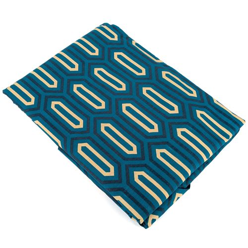 Parure De Lit 240x220 Cm Percale De Coton Past Bleu Canard