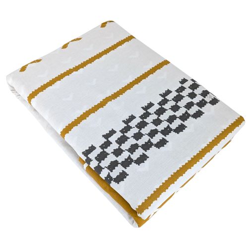 Parure De Lit 240x220 Cm Coton Biologique Tapis Blanc