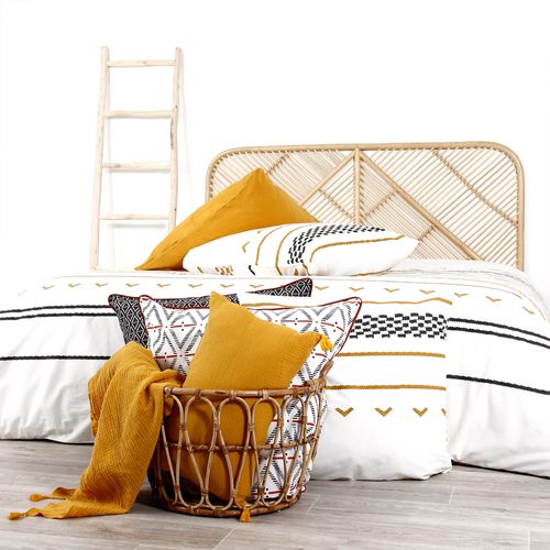 Parure De Lit 240x220 Cm Coton Biologique Tapis Blanc