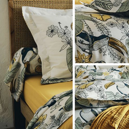 Housse De Couette 140x200 Cm Coton Toco Vert