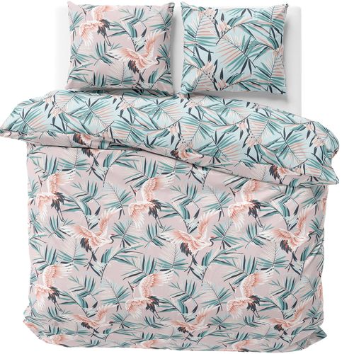 Parure De Lit 240x220 Cm Coton Aleya Rose