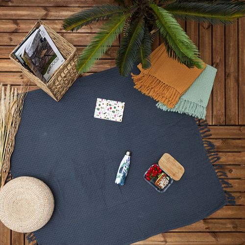 Jeté De Canapé 130x160 Cm Sofia Gris Anthracite