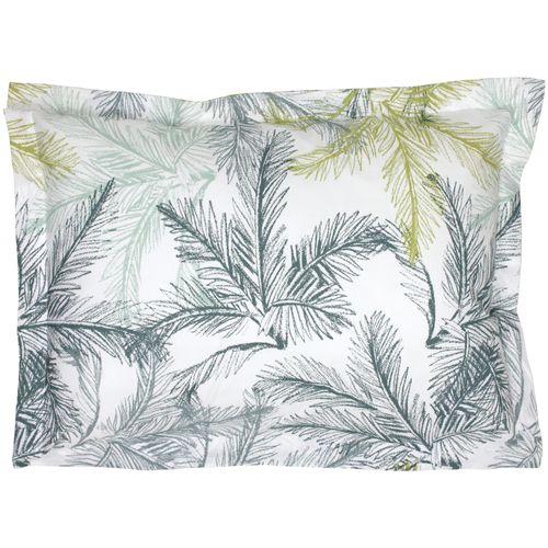 Taie D'oreiller 50x70 Cm Percale Coton Trinidad Mousson
