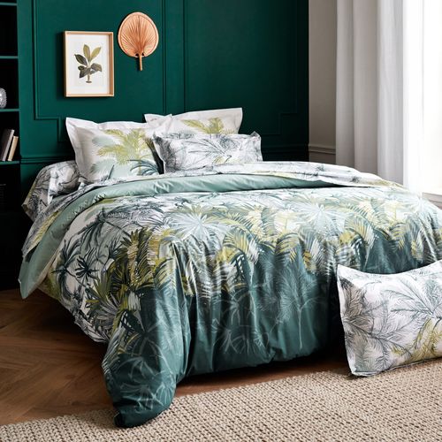 Taie D'oreiller 65x65 Cm Percale Coton Trinidad Mousson