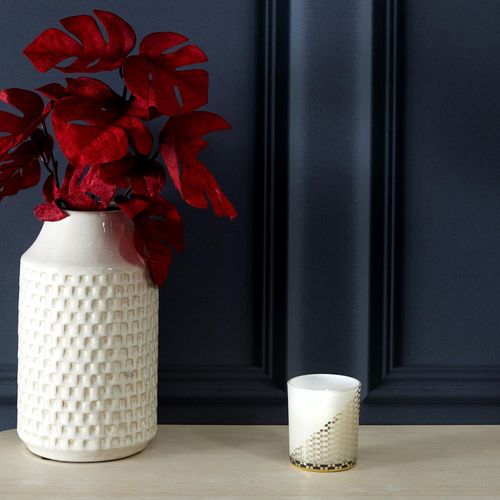 Bougie Parfumée Senteur Fleur De Cerisier Karji Blanc