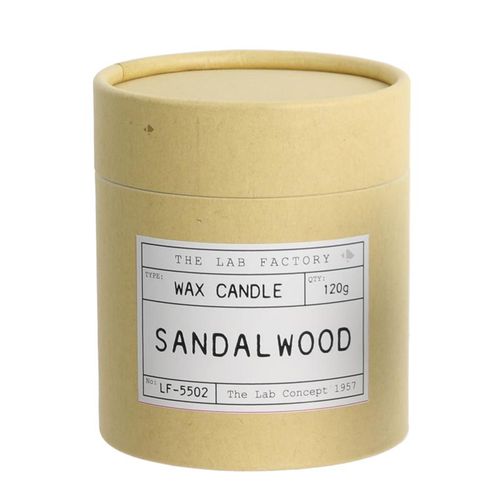 Bougie Parfumée Senteur Bois De Santal Lab Factory Avec Son Étui Carton