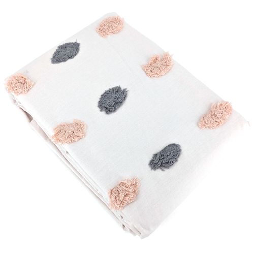 Parure De Lit 240x220 Cm Coton Bci Adouci Poupie Blanc 3 Pièces