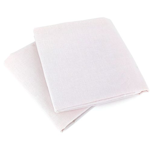 Parure De Lit 240x220 Cm Coton Bci Adouci Poupie Blanc 3 Pièces