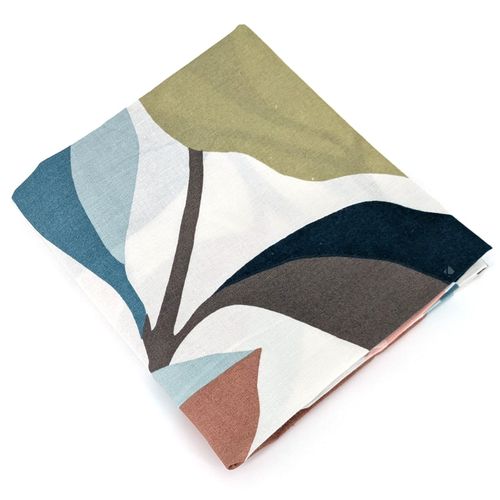 Parure De Lit 140x200 Cm Coton Bci Adouci Lila Blanc 2 Pièces