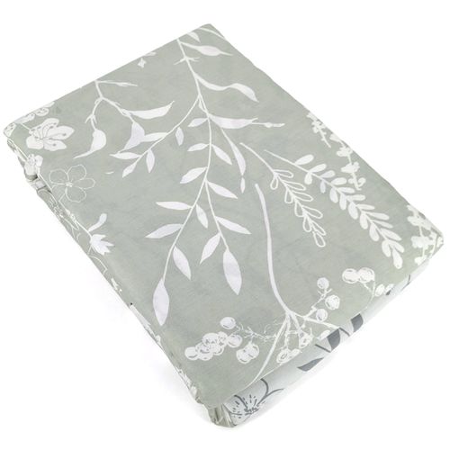 Parure De Lit 240x220 Cm Satin De Coton Susie Vert 3 Pièces