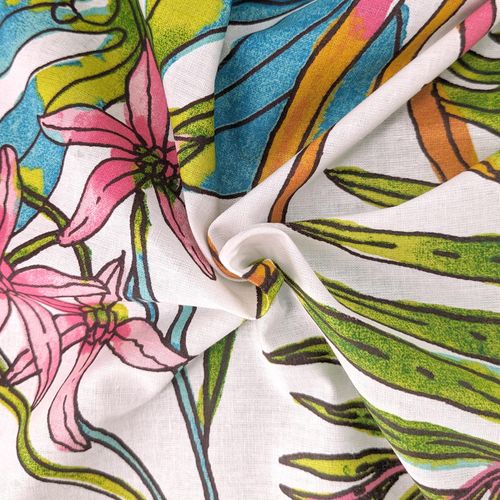 Housse De Couette 260x240 Cm Coton Sumatra Bleu Paon