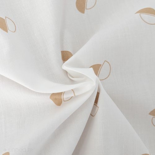 Housse De Couette 300x240 Cm Percale Coton Alex Marron Moka