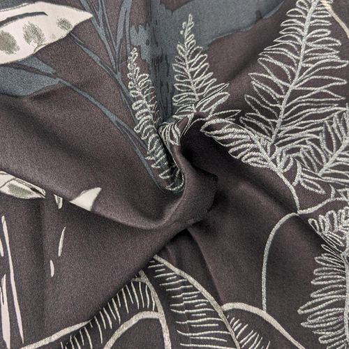 Housse De Couette 140x200 Cm Satin De Coton Cayenne Noir Ebène