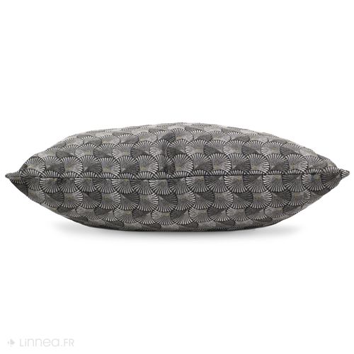 Housse De Coussin 60x60 Cm Shell Gris Argent