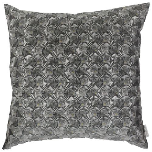 Housse De Coussin 60x60 Cm Shell Gris Argent