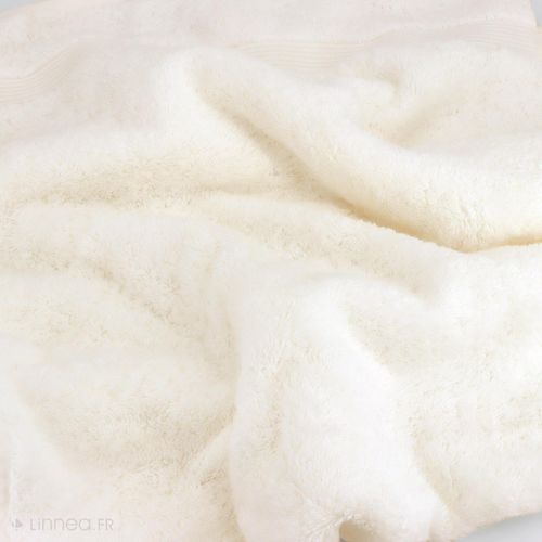 Lot De 2 Serviettes Invité 30x30 Cm Luxor Blanc Crème