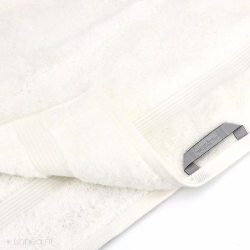 Lot De 2 Serviettes Invité 30x30 Cm Luxor Blanc Crème