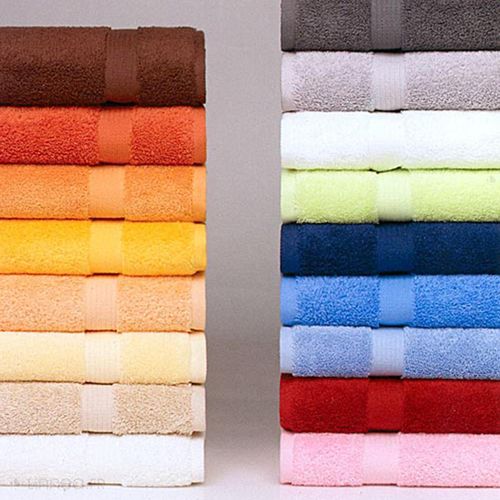 Lot De 2 Serviettes Invité 30x30 Cm Luxor Blanc Crème