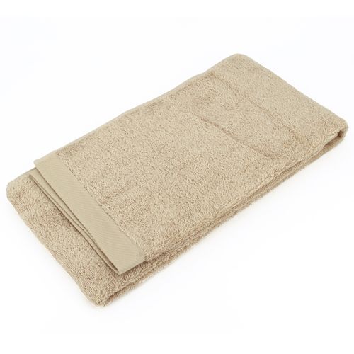 Drap De Douche 70x140 Cm Coton Peigné Alba Beige