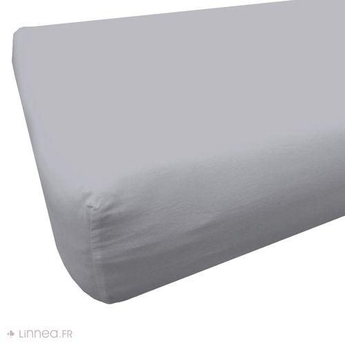 Drap Housse 180x200 Cm Coton Biologique Silla Perle