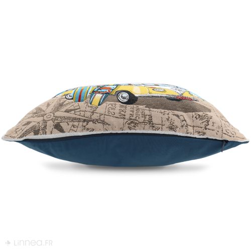 Housse De Coussin 45x45 Cm Kombi Jaune