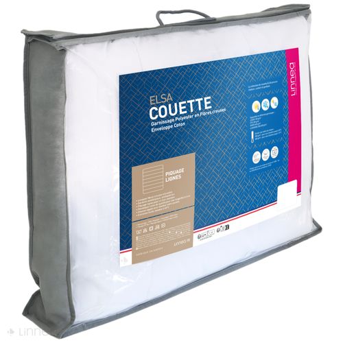 Couette 200x200 Cm Été Elsa Garnissage Fibre Polyester 100g/m2