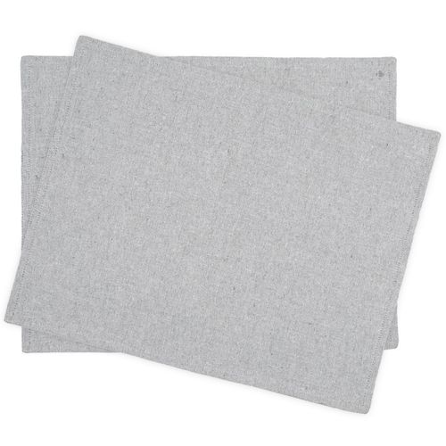 Lot De 2 Sets De Table 35x45 Cm Unico Gris