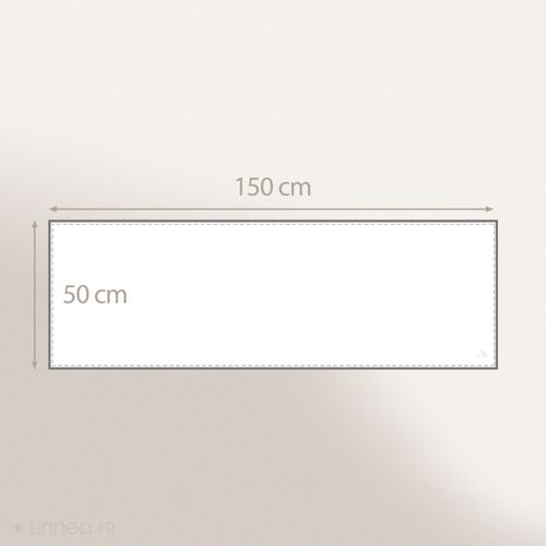 Chemin De Table 150x50 Cm Unico Beige