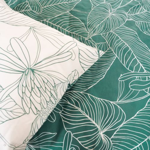 Parure De Lit 240x220 Cm Coton Tilda Vert