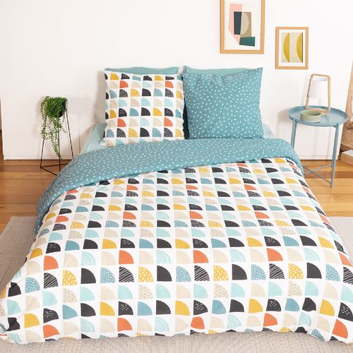 Parure De Lit 200x200 Cm Mixte Blue Bleu