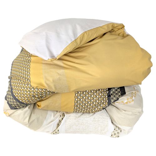 Housse De Couette 140x200 Cm Percale Coton Marlow Miel