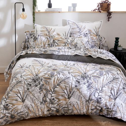 Housse De Couette 260x240 Cm Coton Sumatra Gris Fusain