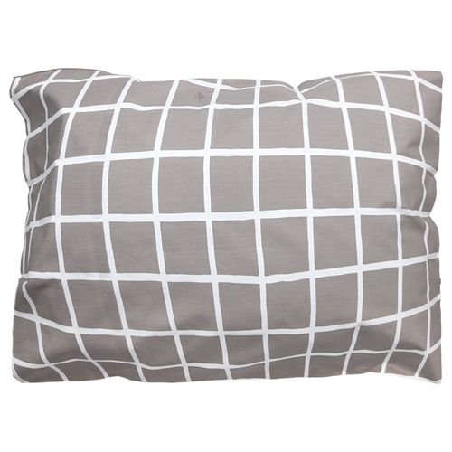 Taie D'oreiller 70x50 Cm Percale Coton Ddm Max Gris