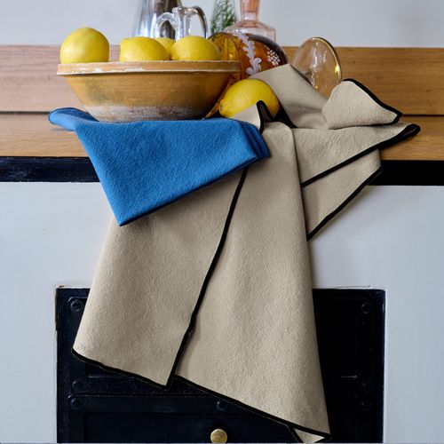 Lot De 4 Sets De Table 37x50 Cm Hono Beige Chanvre Coton