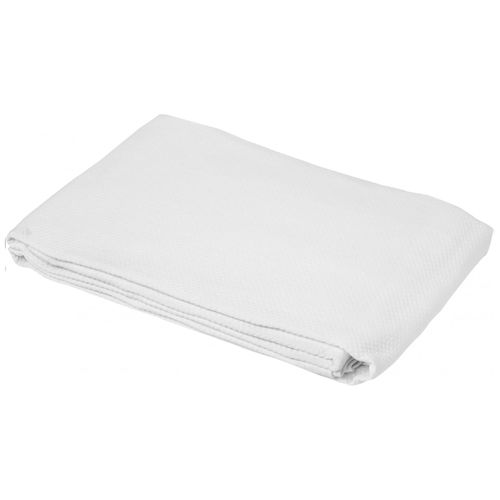 Dessus De Lit Jacquard 270x250 Cm Perigord Piqué Coton Blanc