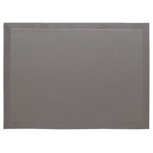 Lot De 2 Sets De Table Synthétique 33x46 Cm Takao Gris Ardoise