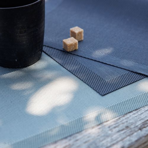 Lot De 2 Sets De Table Synthétique 33x46 Cm Takao Gris Iceberg